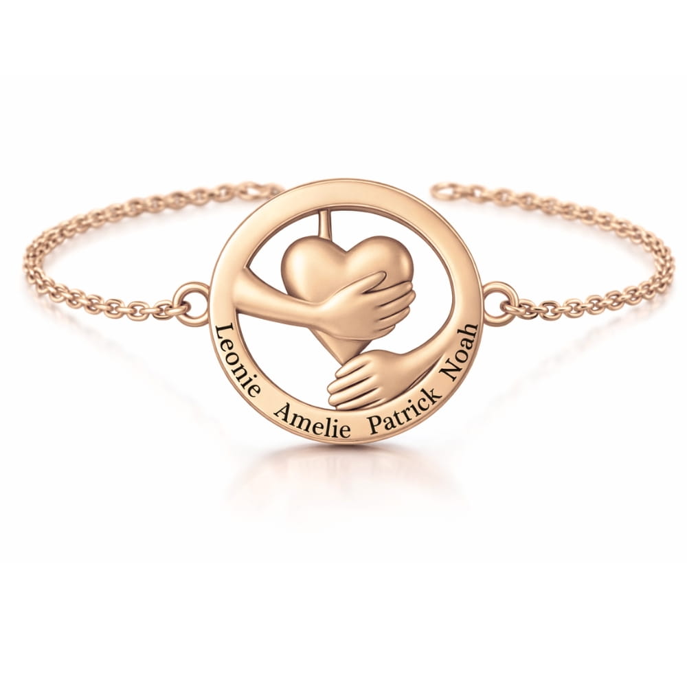Pulsera Corazón Abrazado
