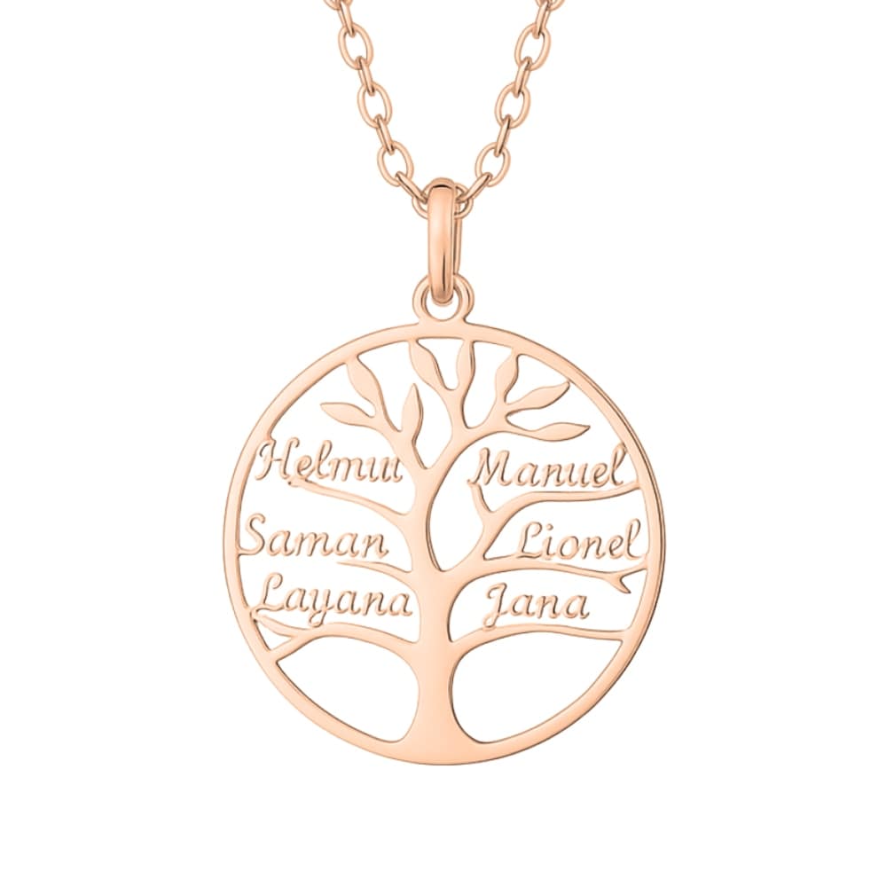 Collar del Árbol de la Vida con Grabado