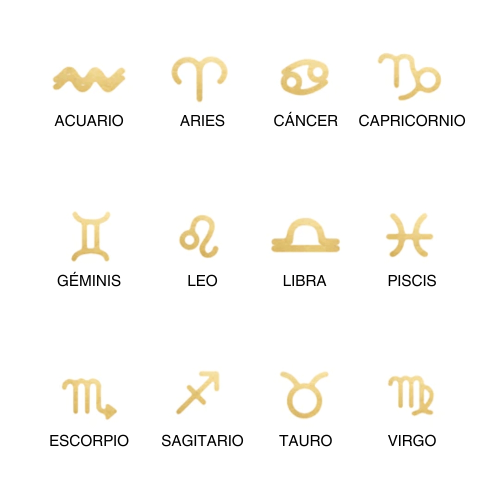 LOANYA Collar Dos Signos del Zodiaco