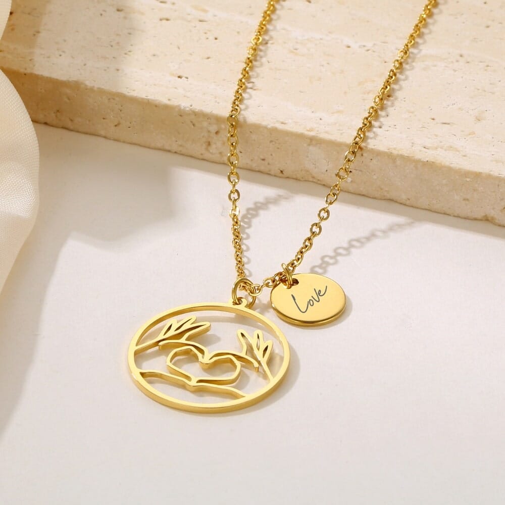 Halskette "Lieblingsmensch" mit Gravur Necklaces Loanya