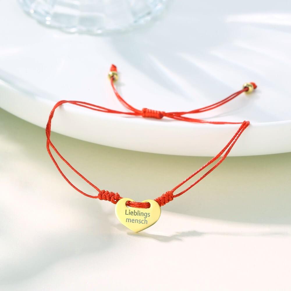 LOANYA gravierbares Herzarmband Loanya