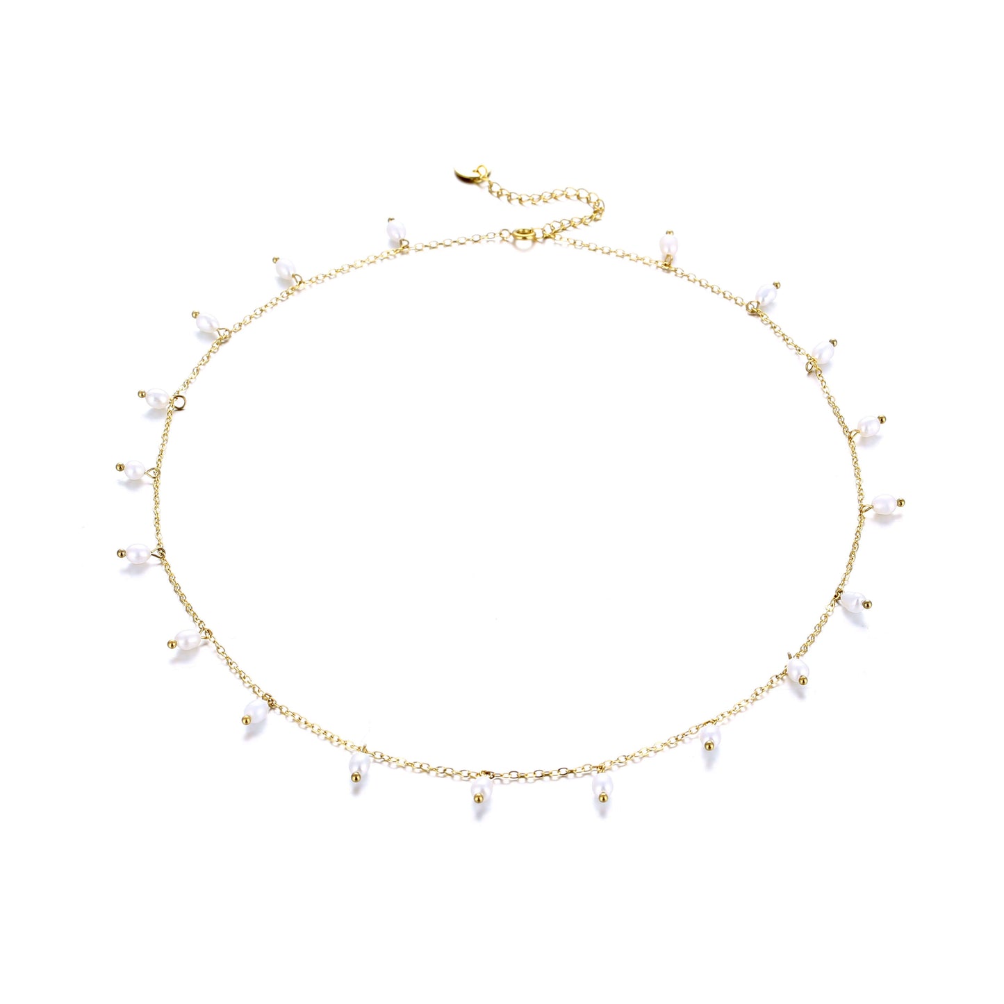 LOANYA Halskette mit Perlen und Gravur Necklaces Loanya