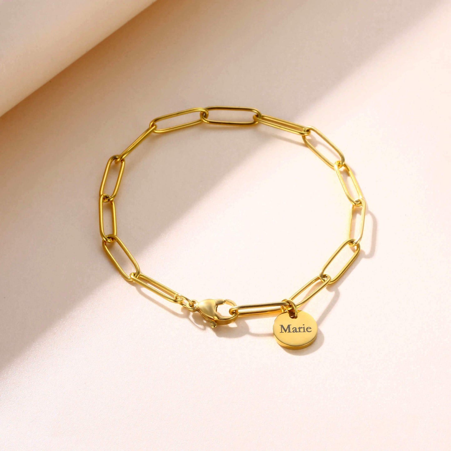 LOANYA Link Kette mit Gravur Loanya
