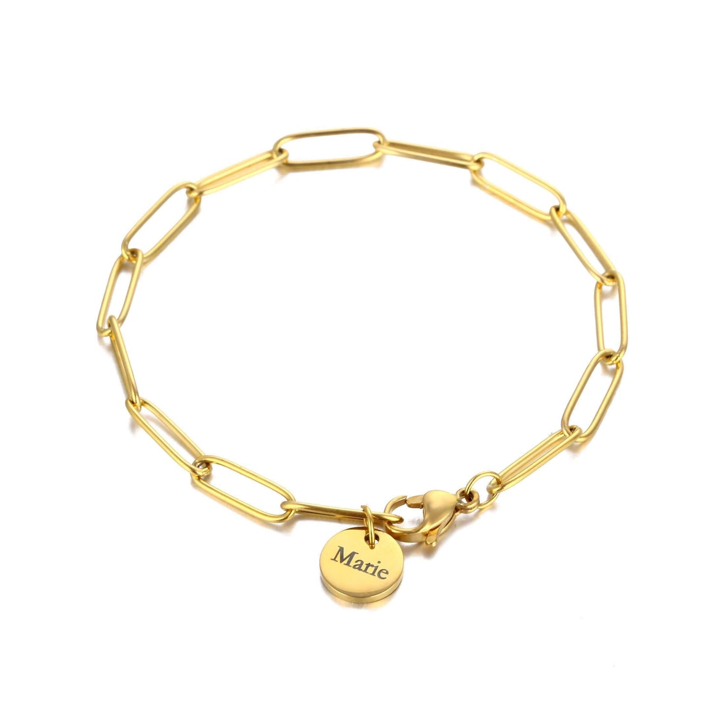 LOANYA Link Kette mit Gravur Loanya