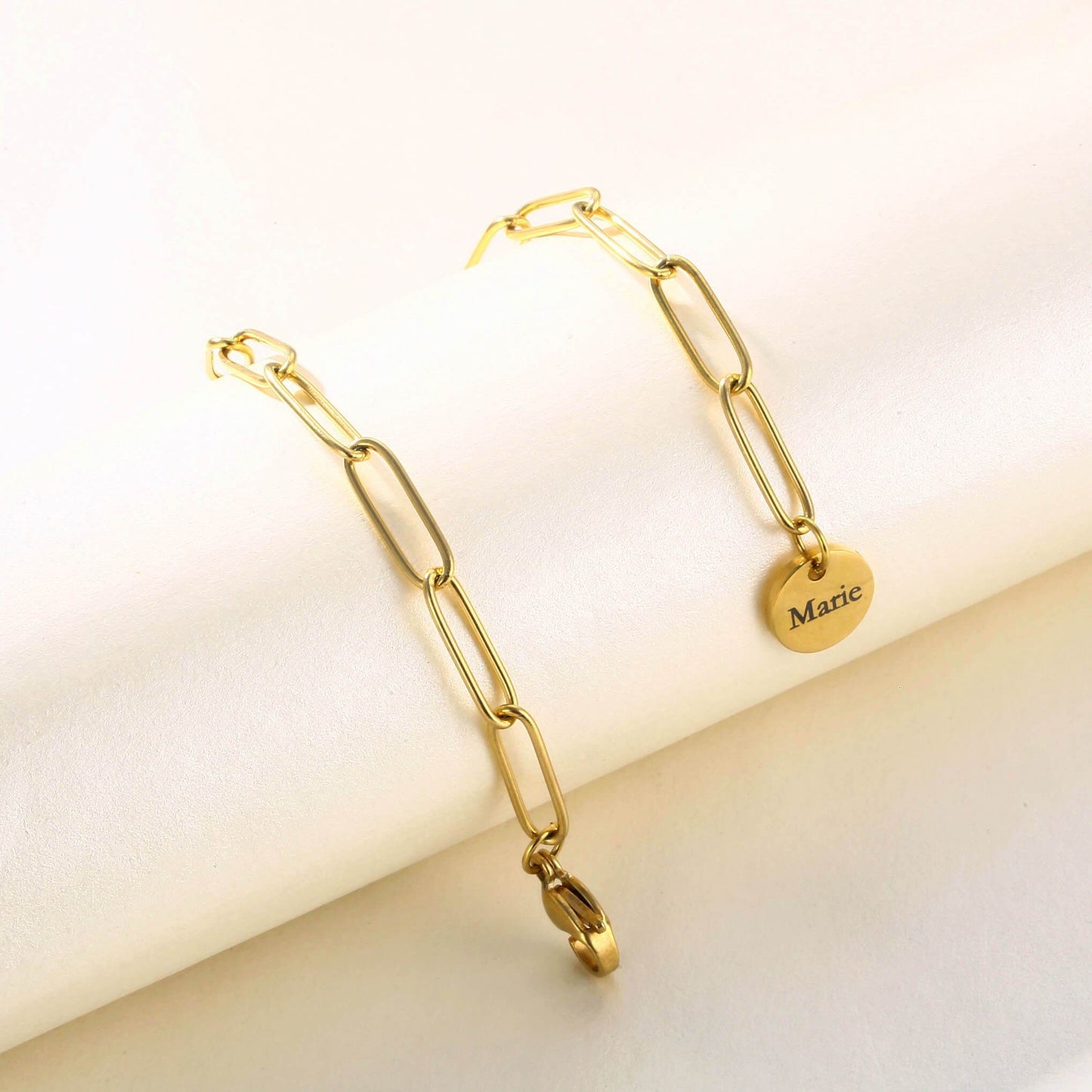 LOANYA Link Kette mit Gravur Loanya