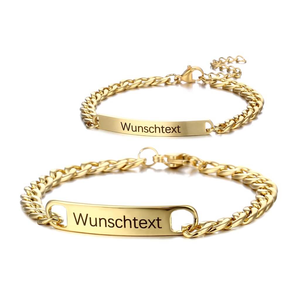 LOANYA Pärchen-Armband Set Bracelets Loanya Gold Gold