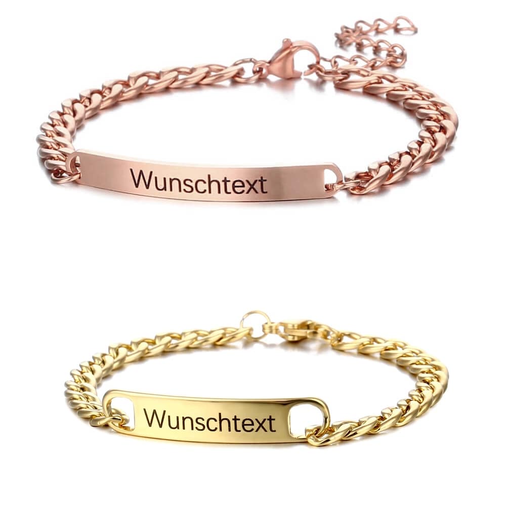 LOANYA Pärchen-Armband Set Bracelets Loanya Gold Roségold