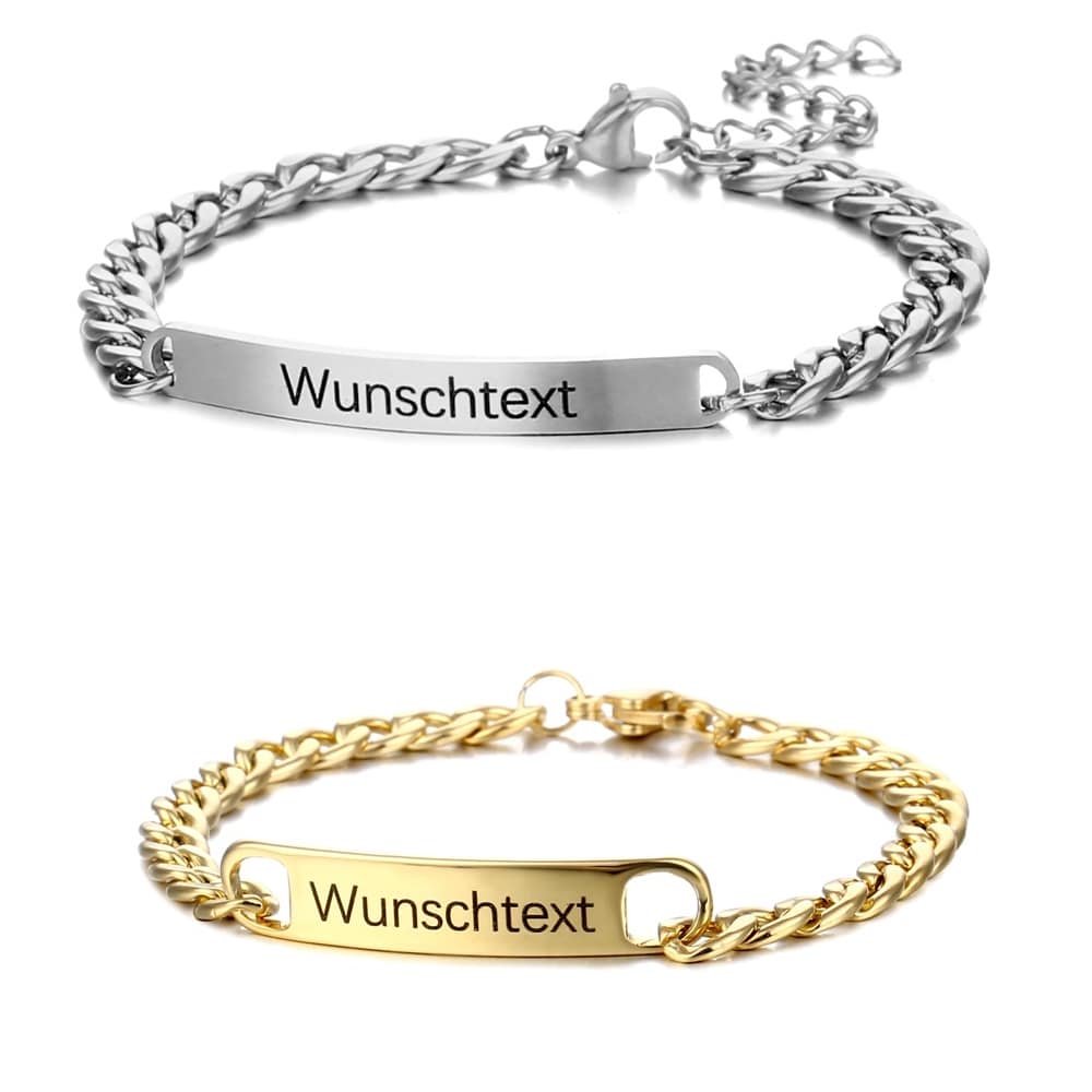 LOANYA Pärchen-Armband Set Bracelets Loanya Gold Silber