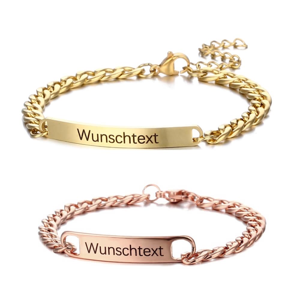 LOANYA Pärchen-Armband Set Bracelets Loanya Roségold Gold