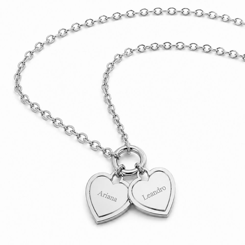 Collar con Corazones Personalizados