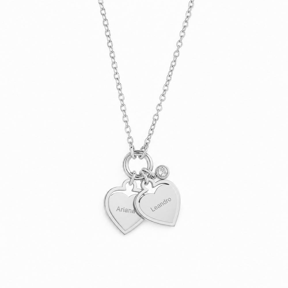 Collar con Corazones Personalizados