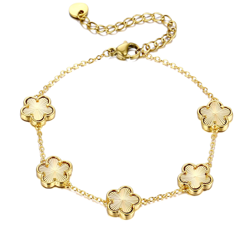 Pulsera con charm de Trébol