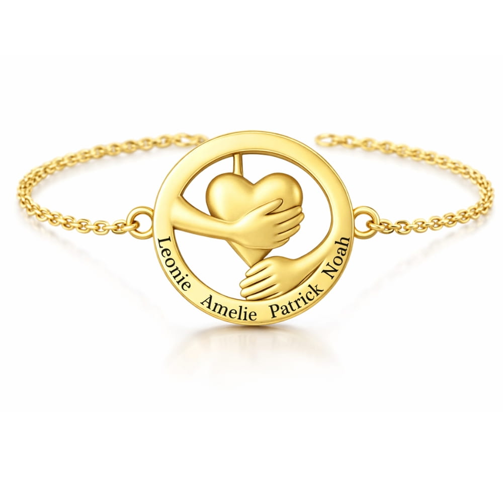 Pulsera Corazón Abrazado