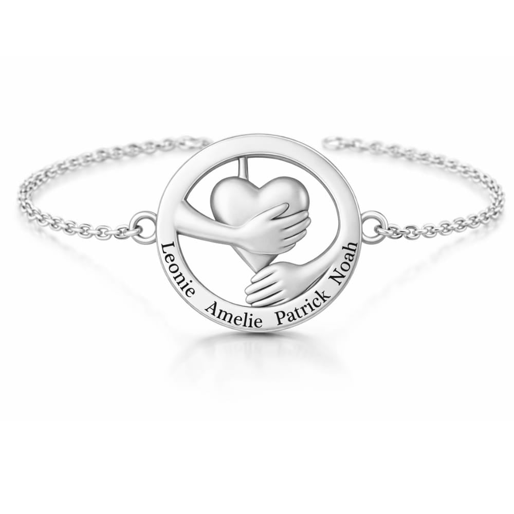 Pulsera Corazón Abrazado