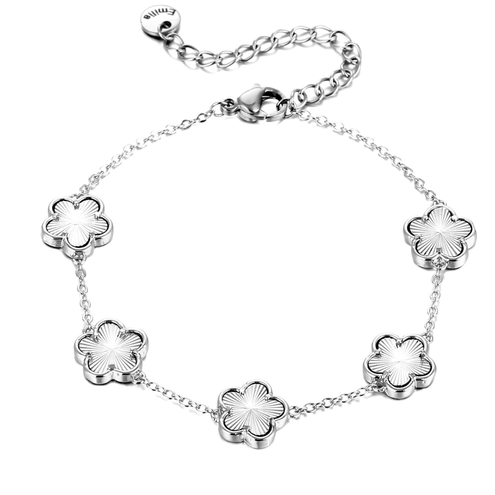 Pulsera con charm de Trébol