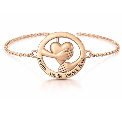 Pulsera Corazón Abrazado