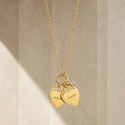 Collar con Corazones Personalizados