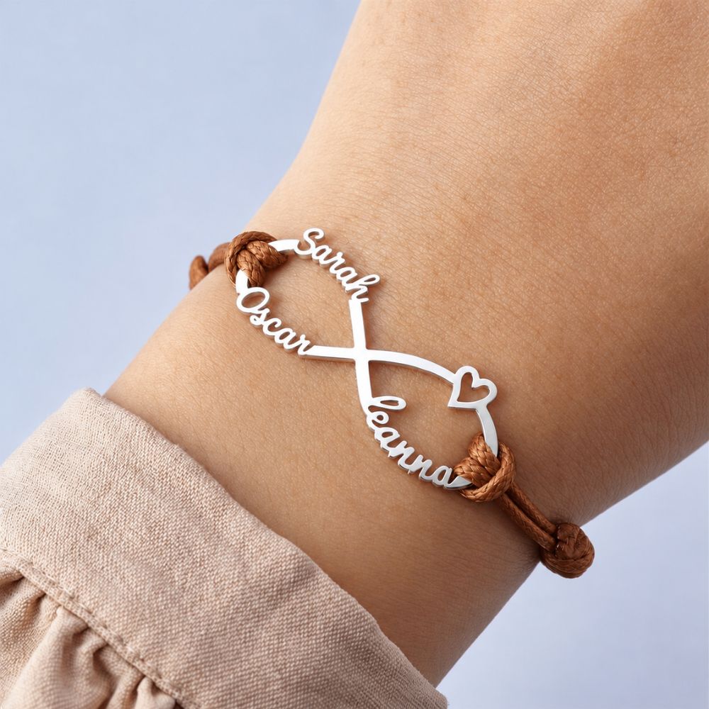 Pulsera infinito personalizada