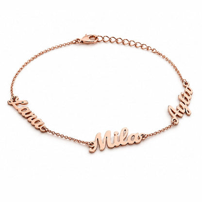 Pulsera personalizable con 3 nombres