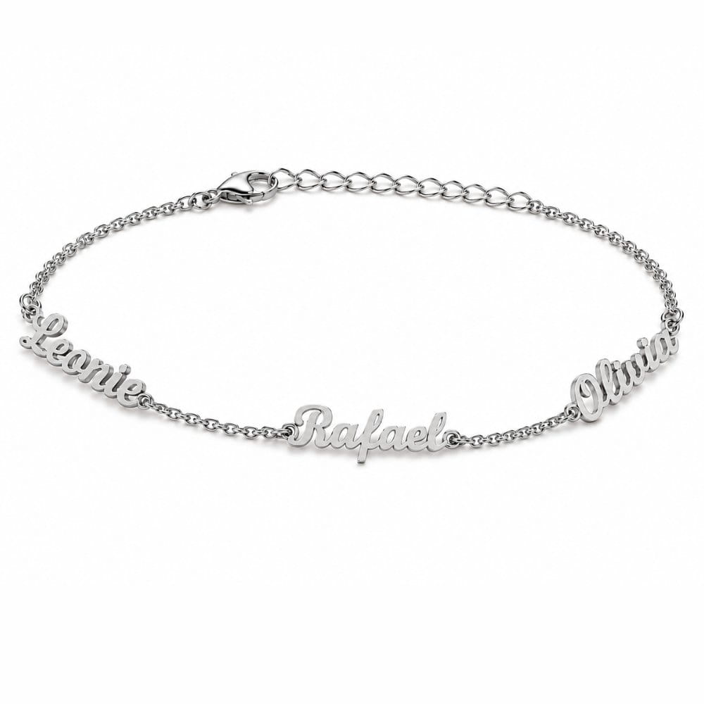 Pulsera personalizable con 3 nombres