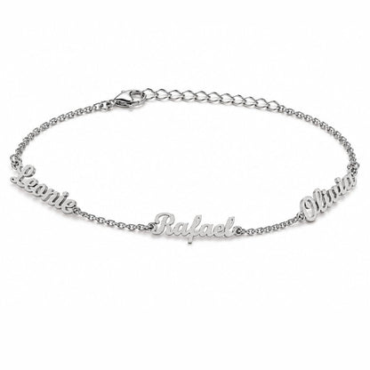 Pulsera personalizable con 3 nombres