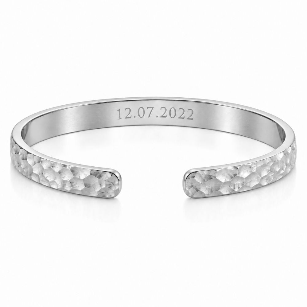 Brazalete con mensaje secreto – grabado de diamante