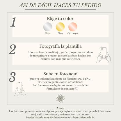 LOANYA Collar con nombre de su puño y letra