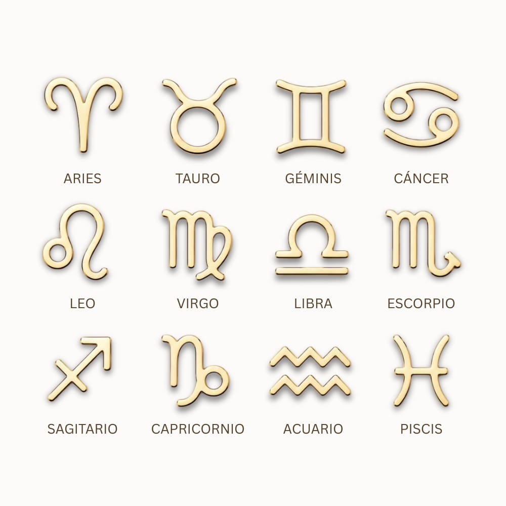 Collar con Signos del Zodiaco