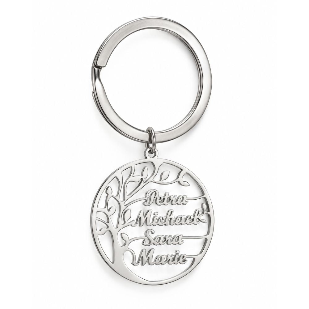 Llavero Árbol de la Vida con nombre personalizado