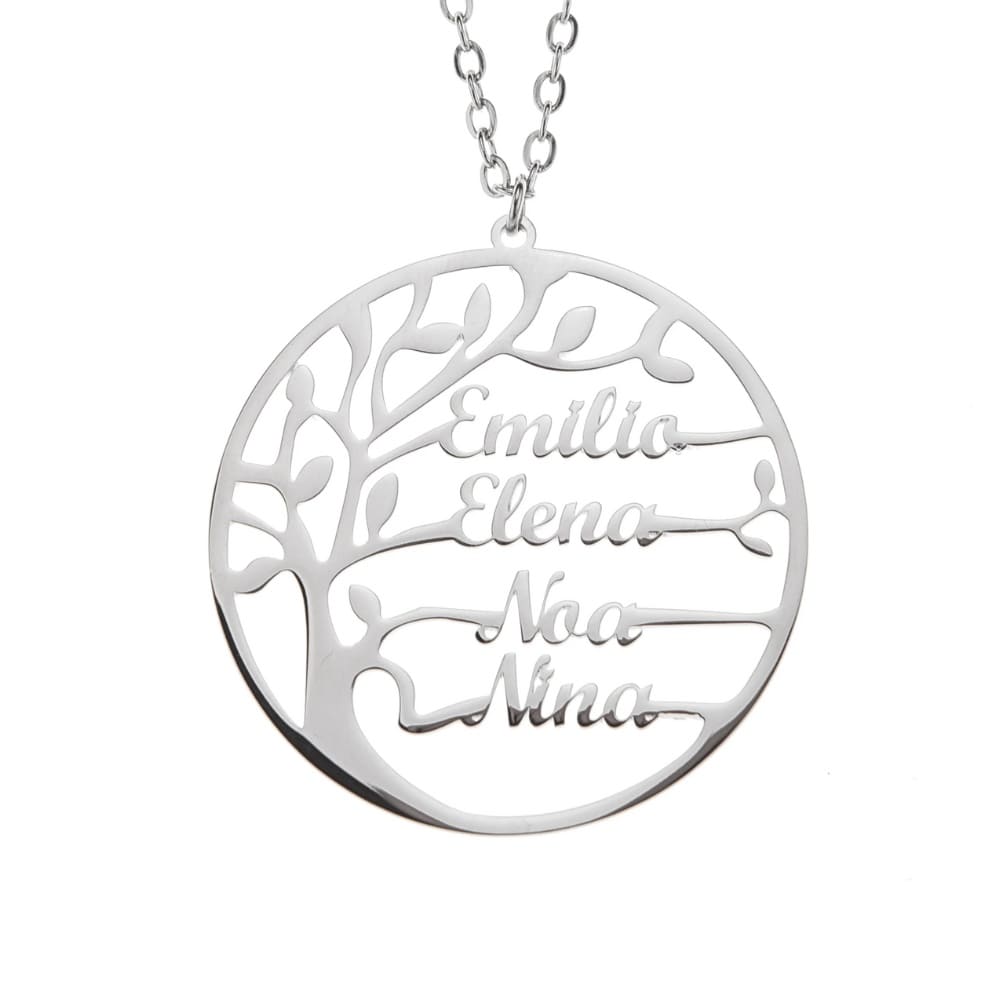 Collar Árbol de la Vida con Nombres Personalizados