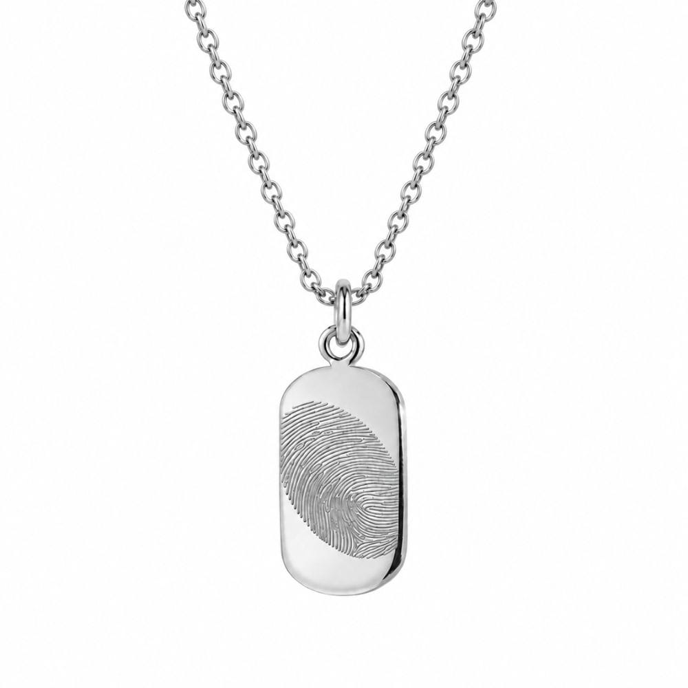 Collar con huella dactilar