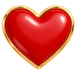 Corazón rojo