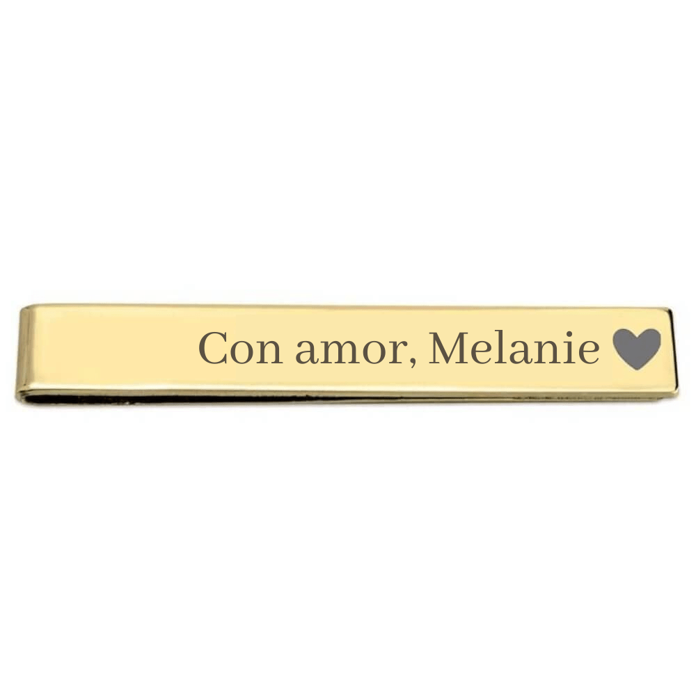 LOANYA Alfiler de corbata personalizado