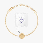 Armband mit persönlicher Gravur Bracelet Loanya Gold 