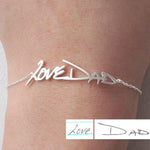 LOANYA Armband aus Deiner Handschrift Loanya Silber 