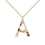 LOANYA Buchstaben Kette Loanya Gold A 