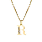 LOANYA Buchstaben Kette mit Zirkoniasteinen Necklaces Loanya R 35 