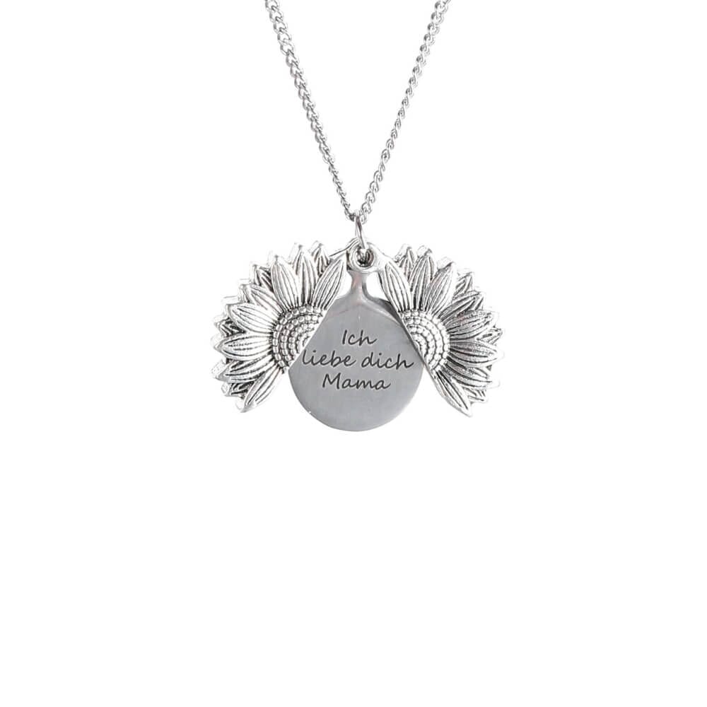 LOANYA Halskette mit Fotogravur Necklaces Loanya Silber 40 cm 
