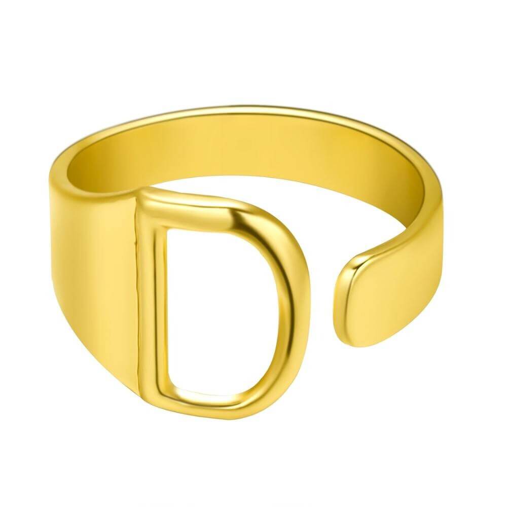 LOANYA Noblesse Buchstaben Ring Loanya Gold D 