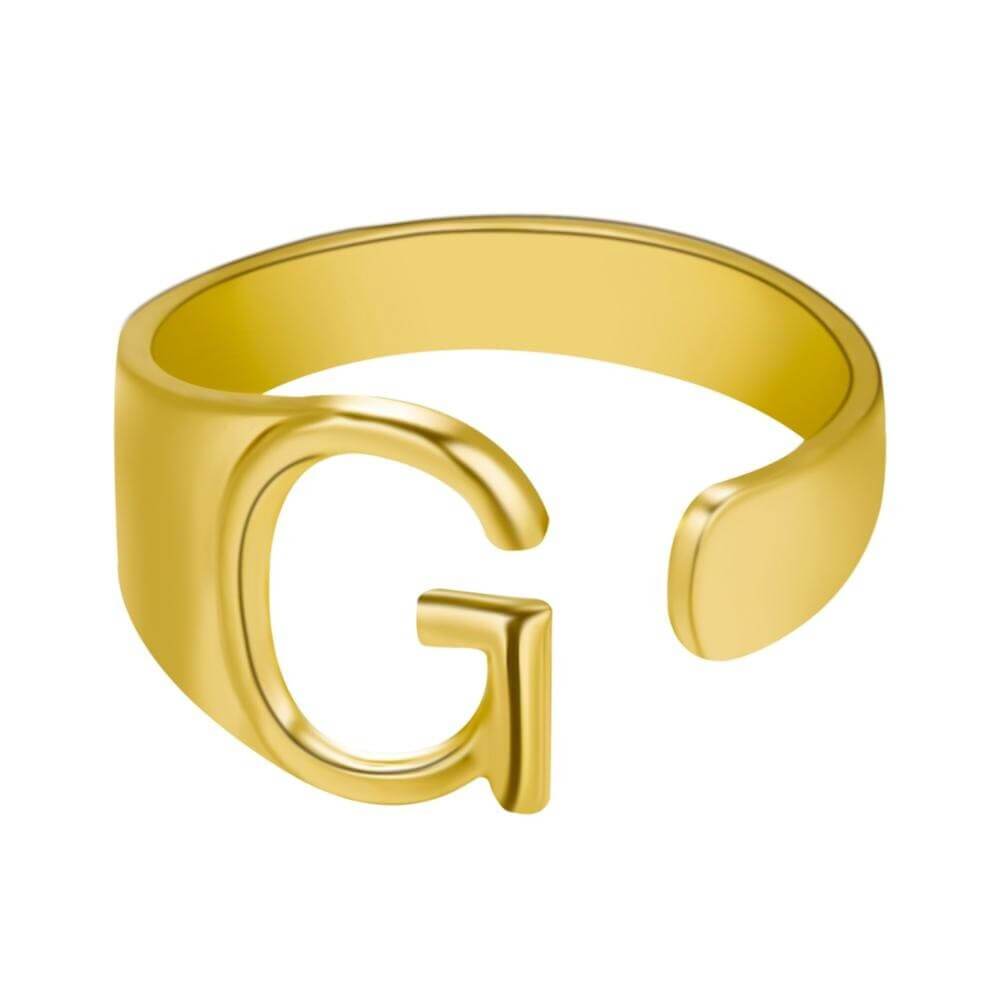 LOANYA Noblesse Buchstaben Ring Loanya Gold G 