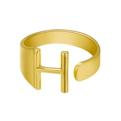 LOANYA Noblesse Buchstaben Ring Loanya Gold H 