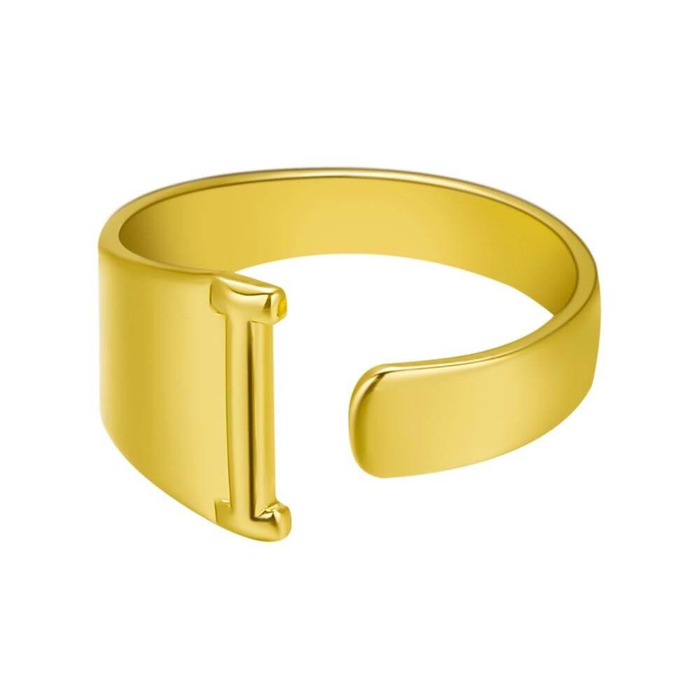 LOANYA Noblesse Buchstaben Ring Loanya Gold I 