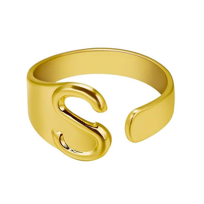 LOANYA Noblesse Buchstaben Ring Loanya Gold S 