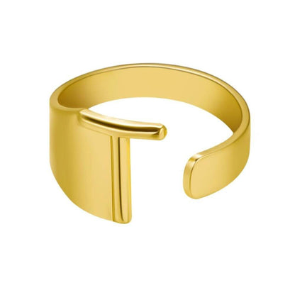 LOANYA Noblesse Buchstaben Ring Loanya Gold T 