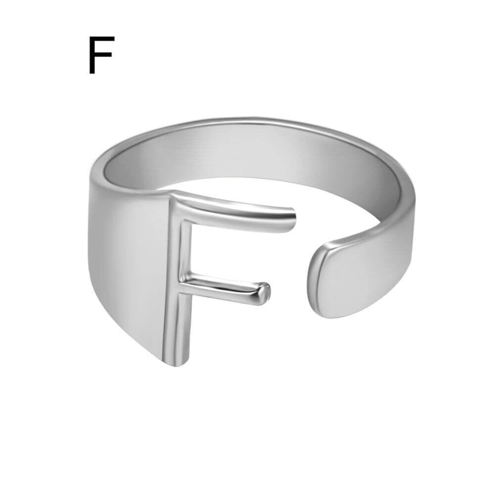 LOANYA Noblesse Buchstaben Ring Loanya Silber F 