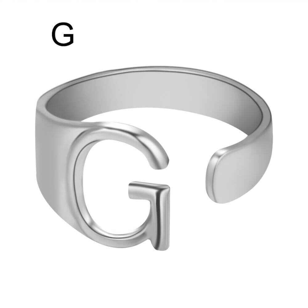 LOANYA Noblesse Buchstaben Ring Loanya Silber G 