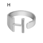 LOANYA Noblesse Buchstaben Ring Loanya Silber H 