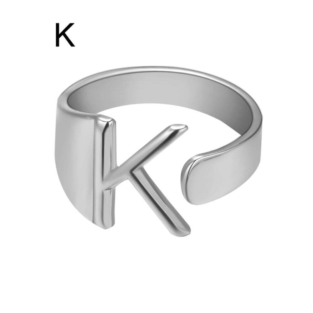 LOANYA Noblesse Buchstaben Ring Loanya Silber K 