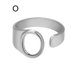 LOANYA Noblesse Buchstaben Ring Loanya Silber O 