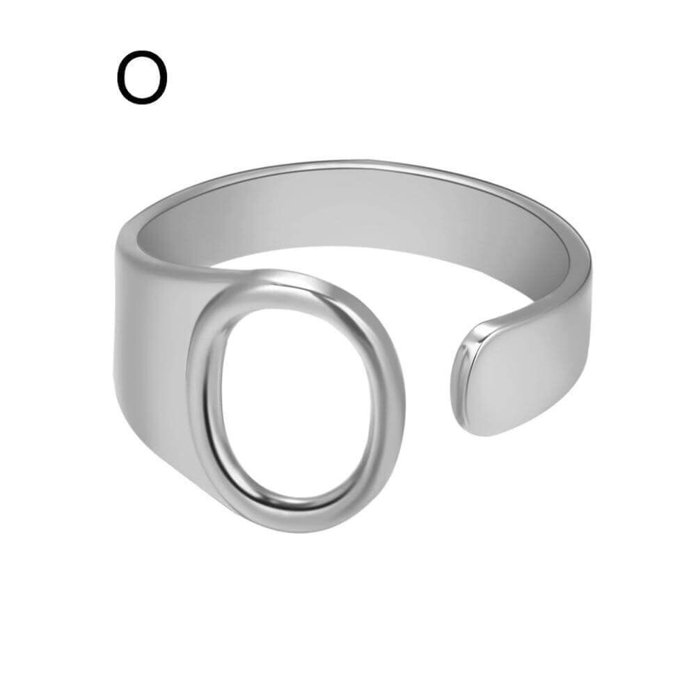 LOANYA Noblesse Buchstaben Ring Loanya Silber O 